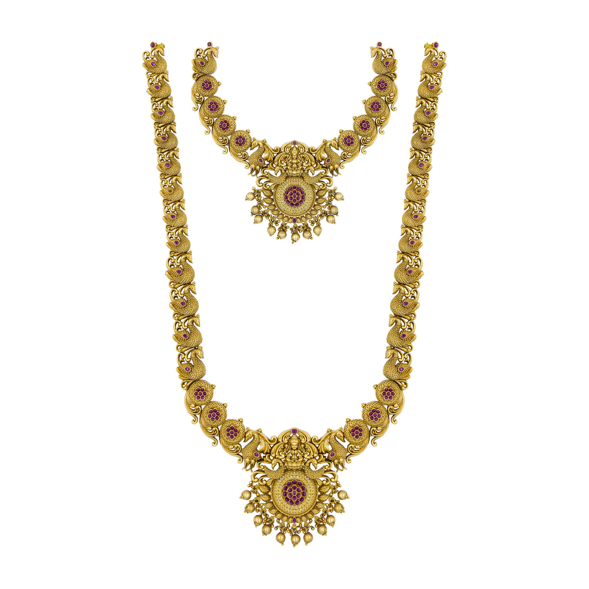 Lakshami Design Temple Necklace Set