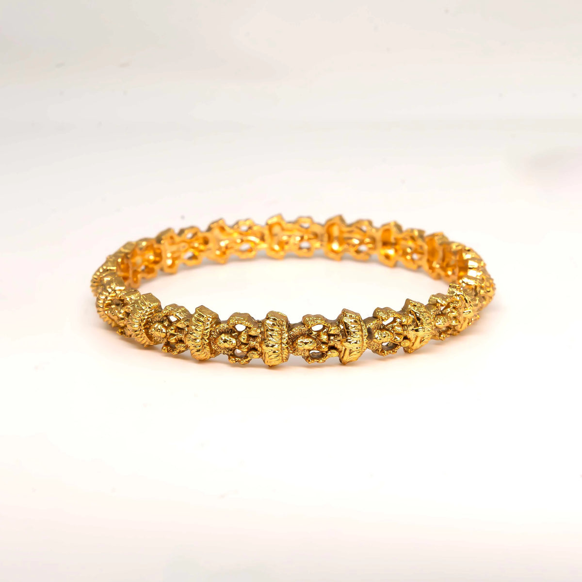 Antique Finish Gold Plated Bangles K-1002