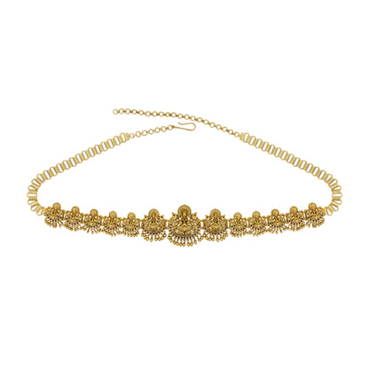 Antique Gold-Plated Laxmi Temple Kamarbandh