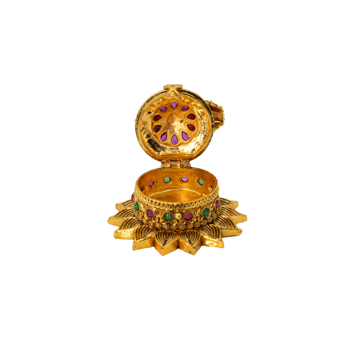 Peacock Design Sindoor Box T-68