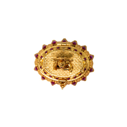 Elegant Ganpati Sindoor Box T-65