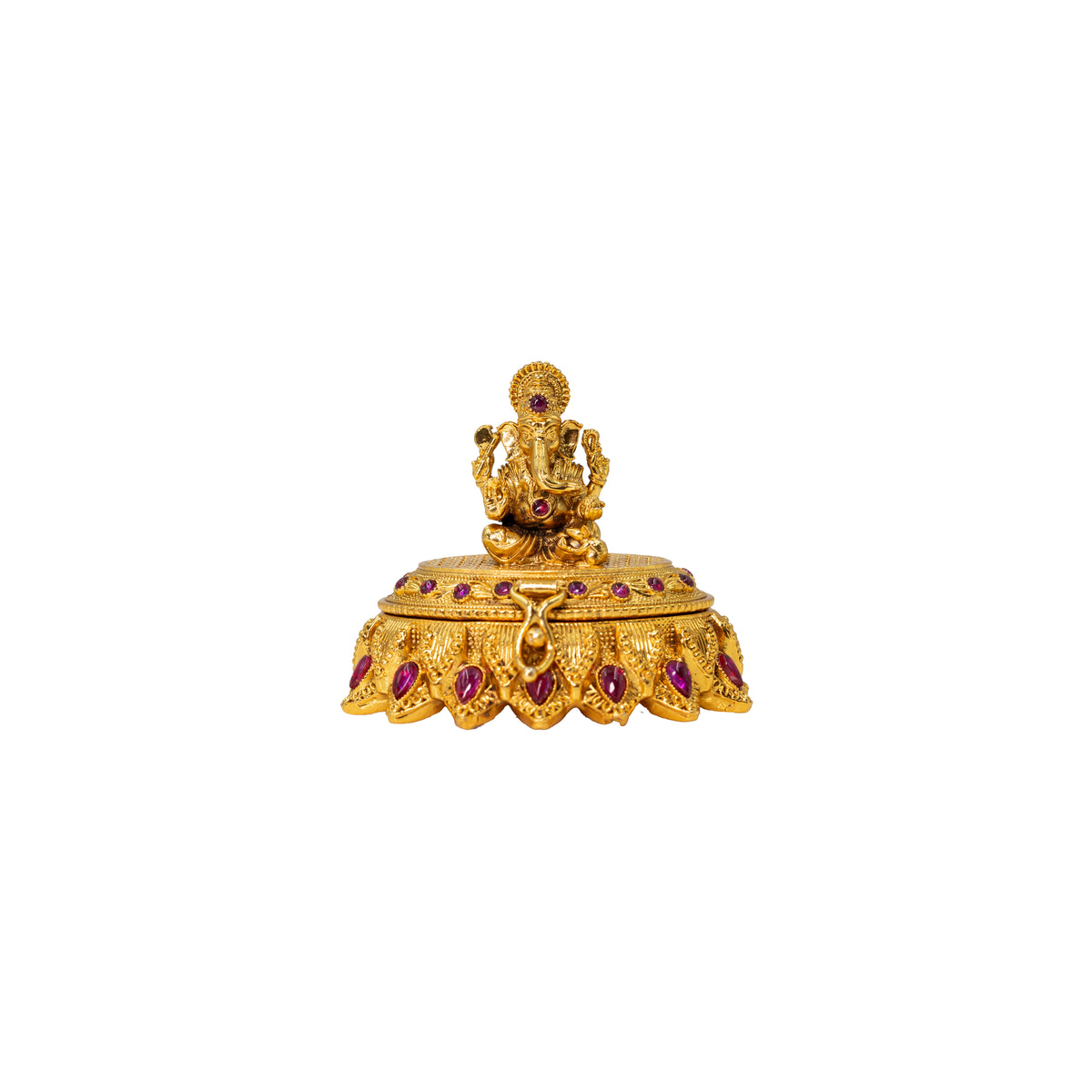 Elegant Ganpati Sindoor Box T-65