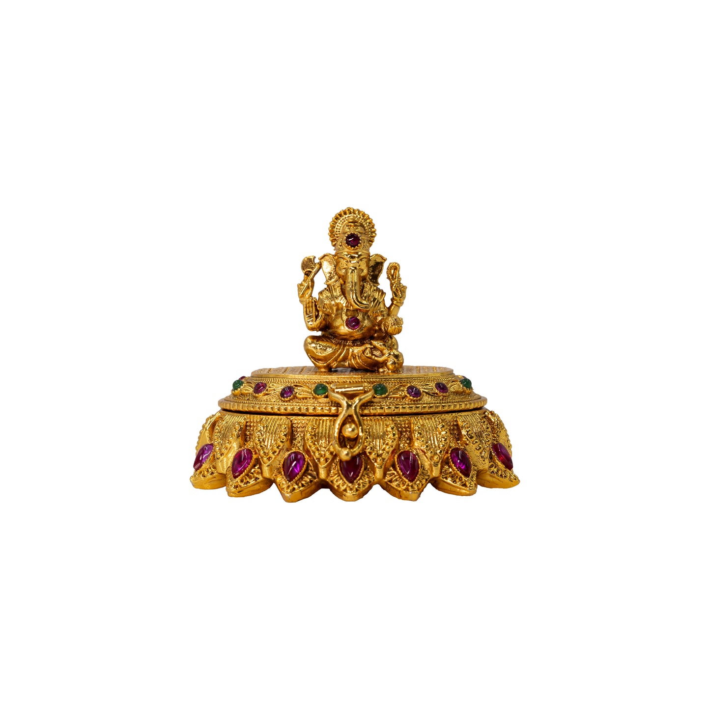 Elegant Ganpati Sindoor Box T-65