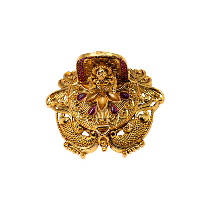 Antique Finish Handcrafted Laxmi Sindoor Box T-66