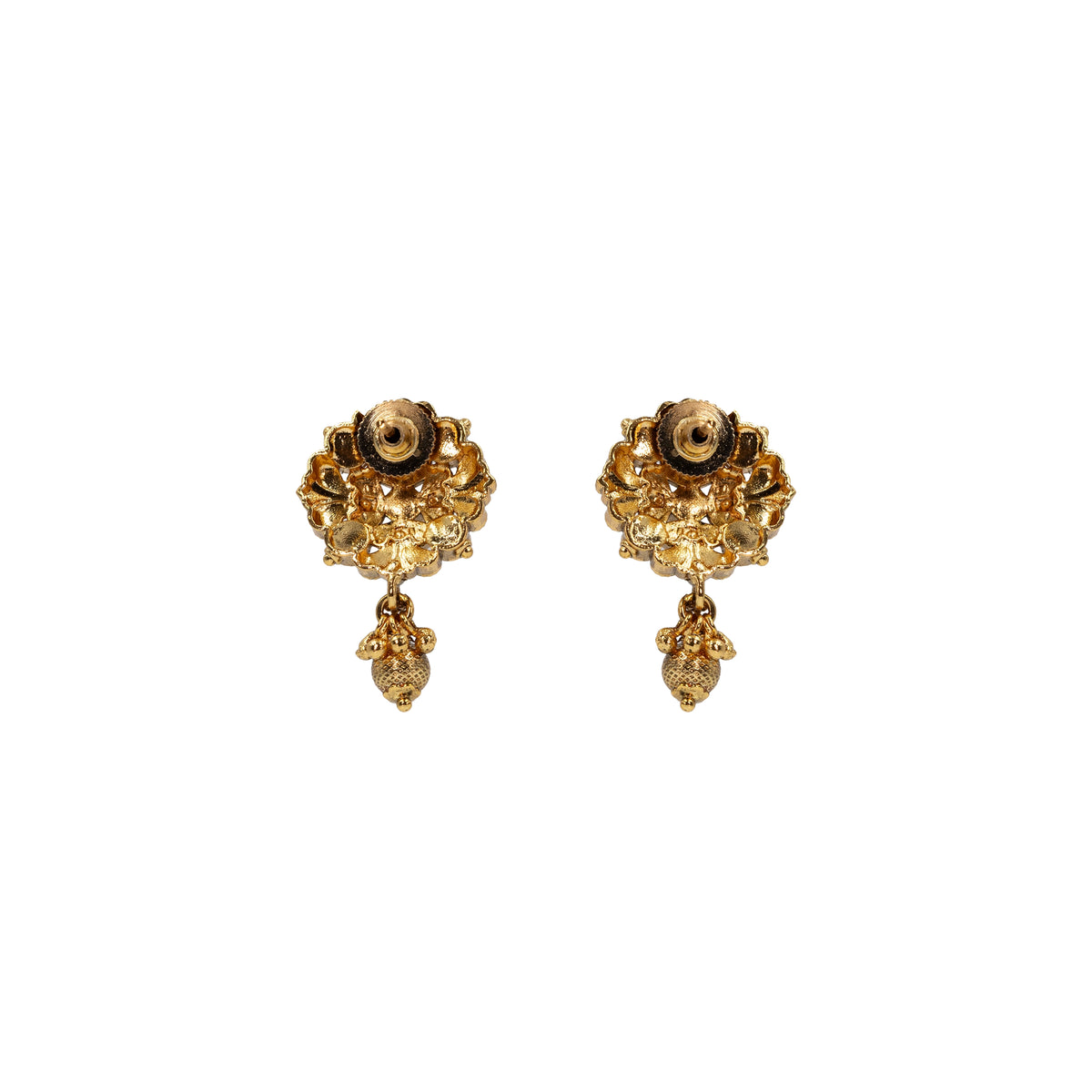 Antique Flower Gold-Plated Bali J-327