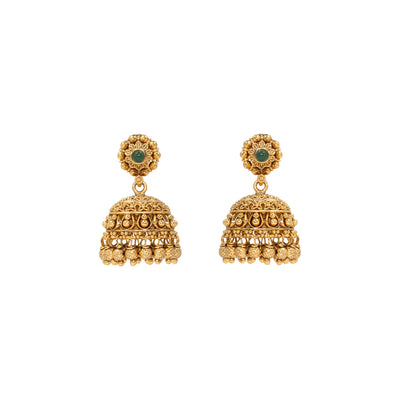 Classy Gold-Plated Jhumka