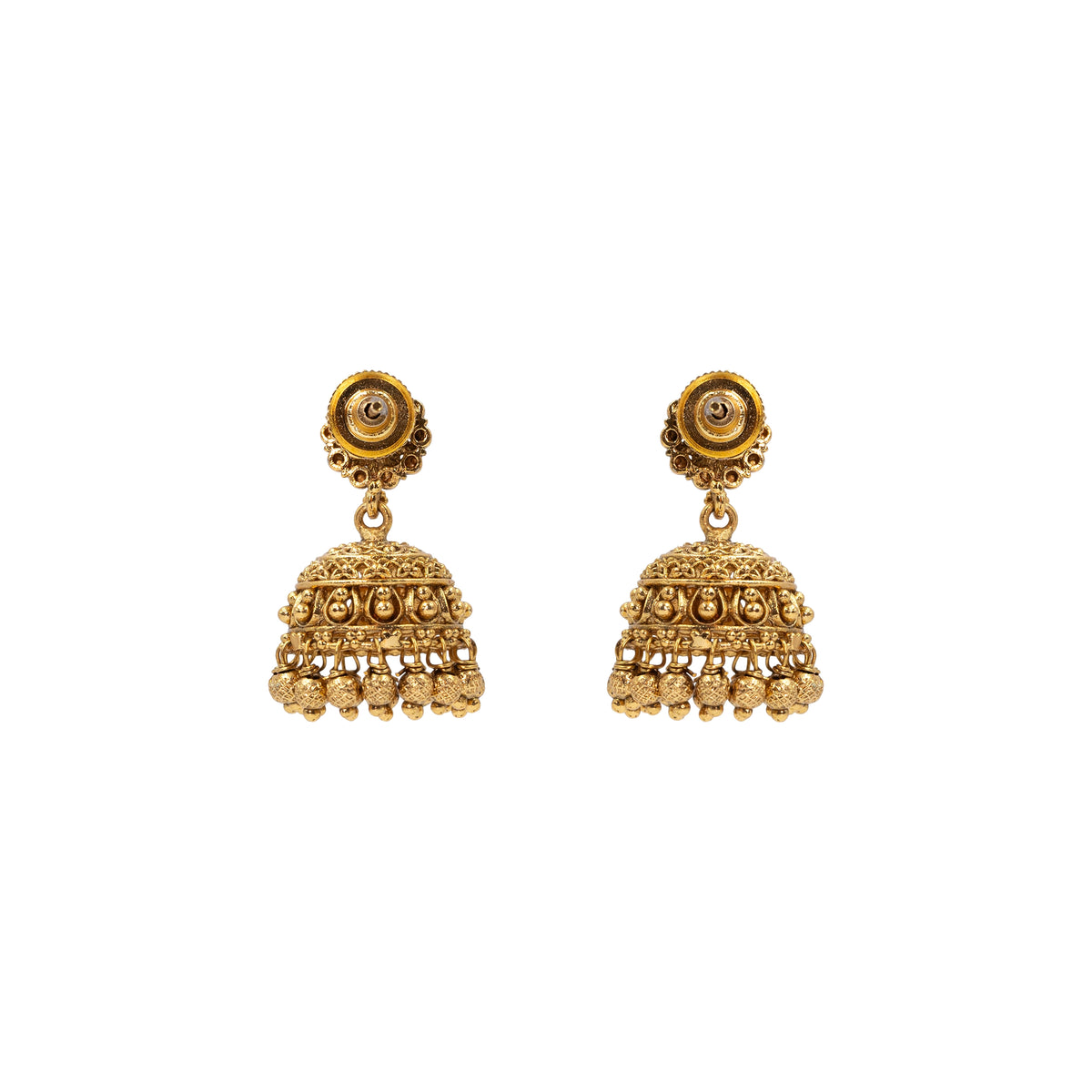 Classy Gold-Plated Jhumka