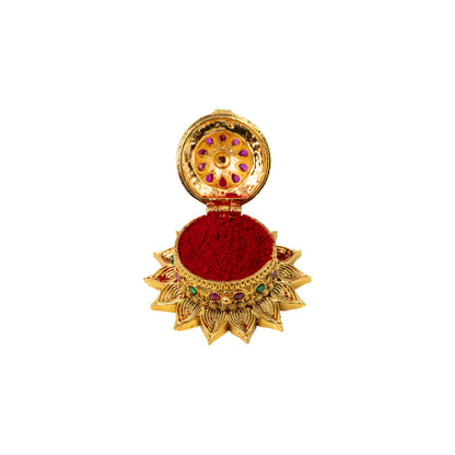 Antique Laxmi Sindoor Box T-64