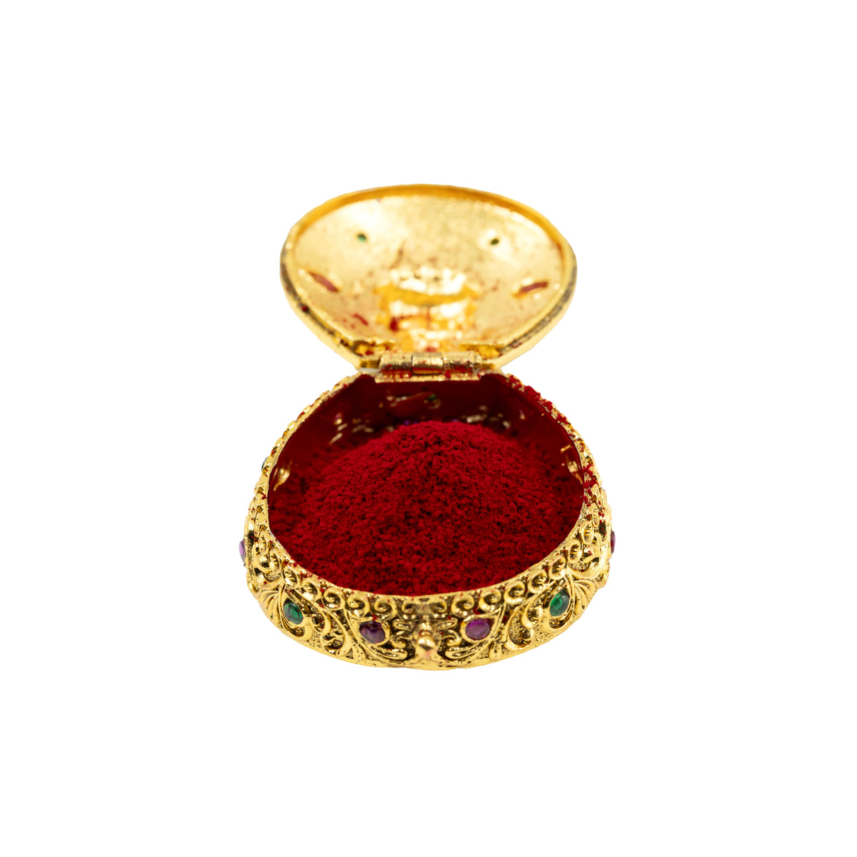 Antique Finish Ganesh Sindoor Box T-69