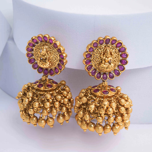 Divine Lakshmi Heritage Jhumka V-366