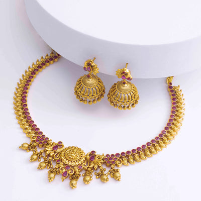 Soulful Shine Necklace Set V-1153