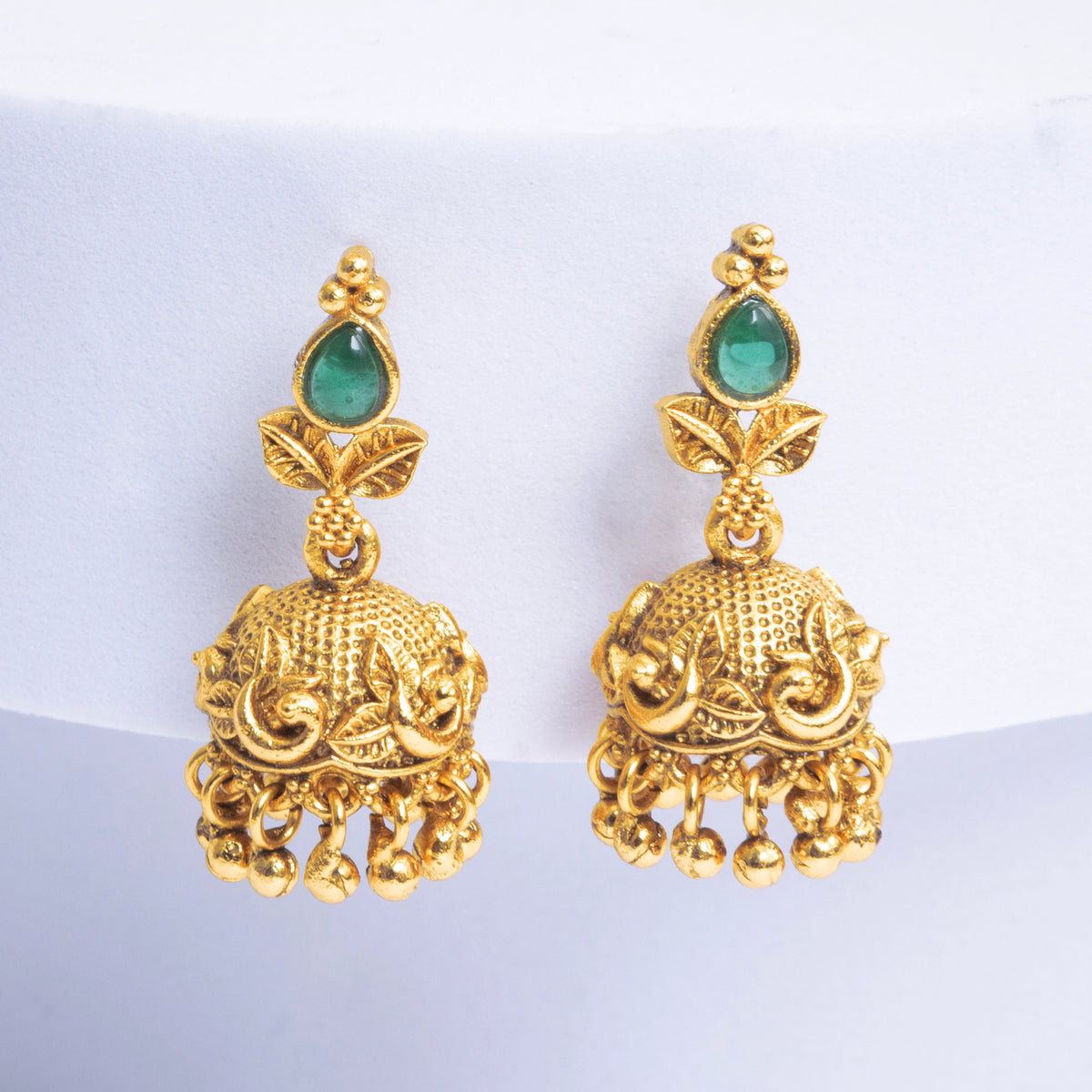 Temple Grace Small Jhumka V-110