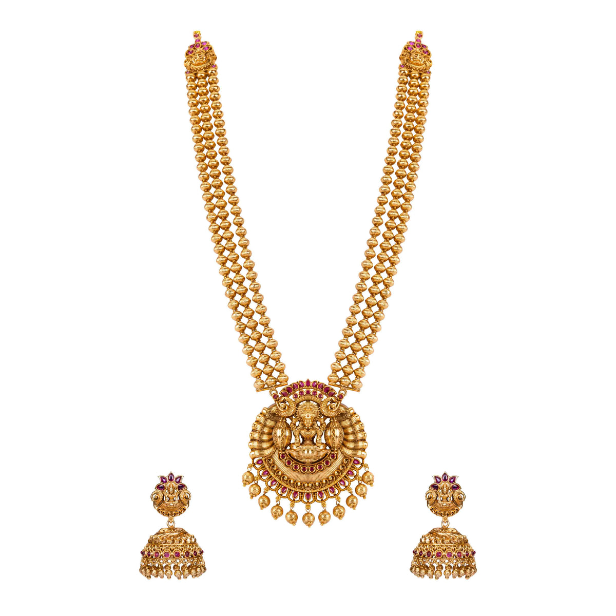 Three layered necklace set 