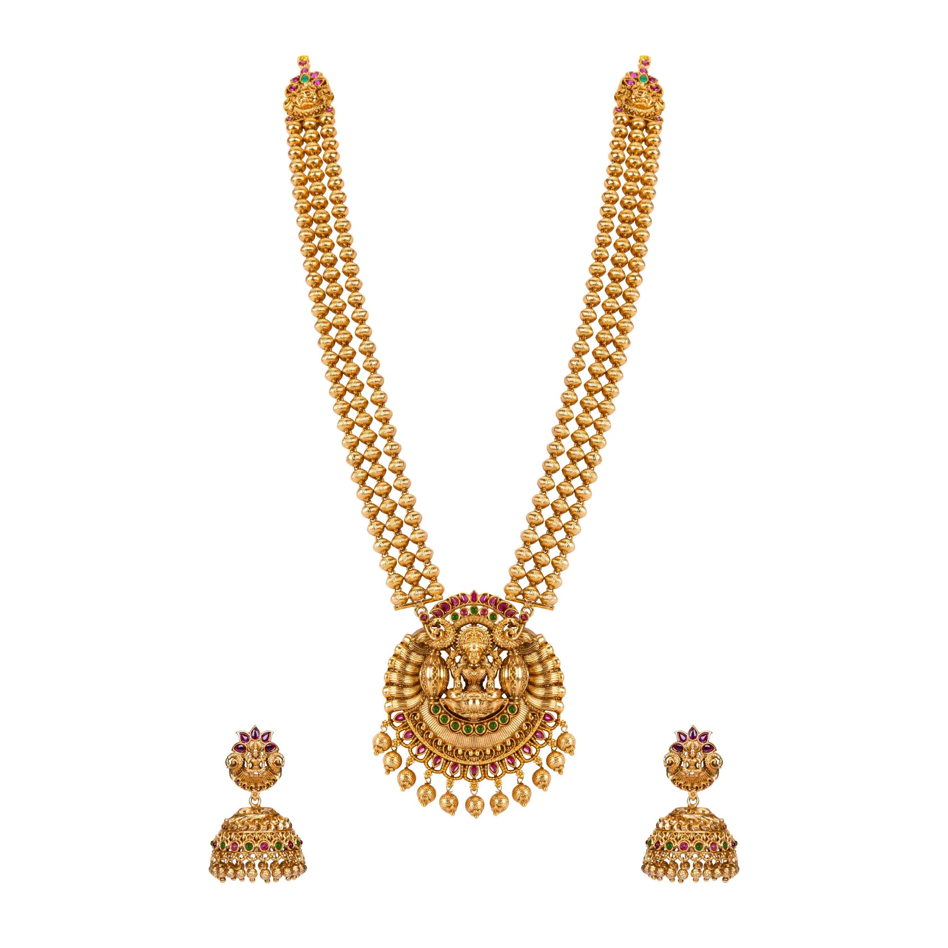 Three layered necklace set 