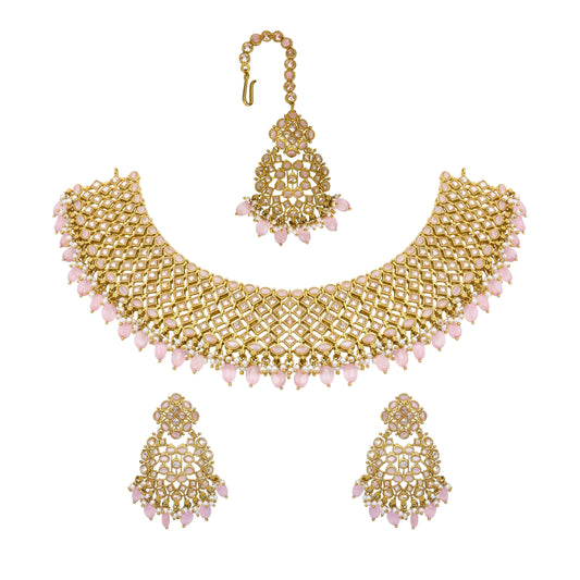 Exquisite Mehendi Polish Necklace Set