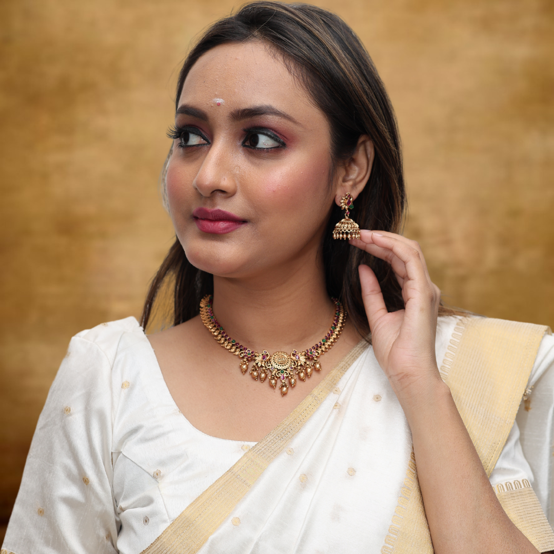 Soulful Shine Necklace Set V-1153