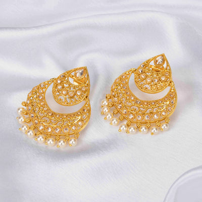 Antique Ethnic Gold-Plated Jhumka B-305
